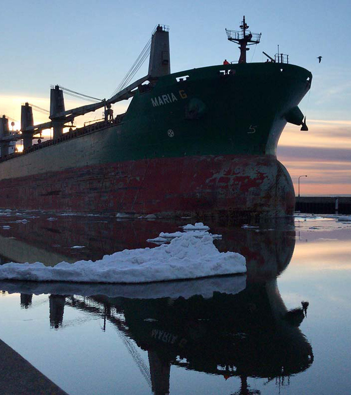 Freight Ship in Port - P&O Nedlloyd Executive Coaching Case Study
